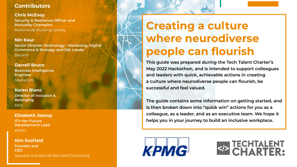 Creating a culture where Neurodiverse people can flourish cover image