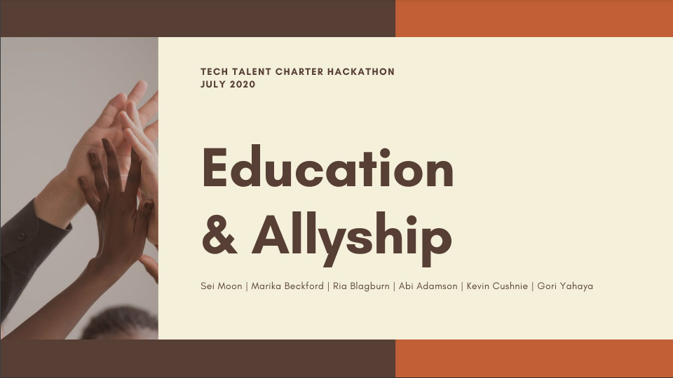 Education and Allyship cover image